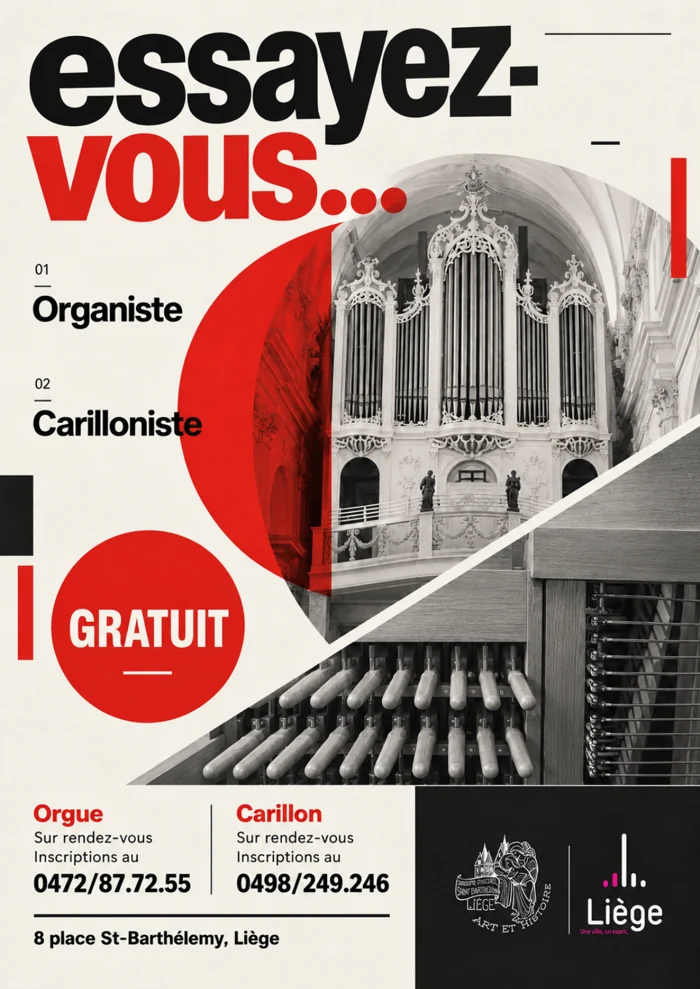 Affiche pour Collégiale Saint-Barthélemy — Culture · Découverte musicale